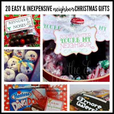 20 EASY, INEXPENSIVE and FAST Neighbor Christmas Gifts | Today's the ...