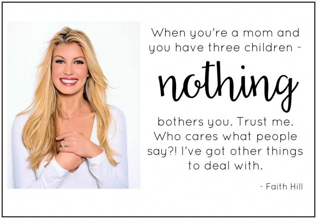 Faith Hill Motherhood